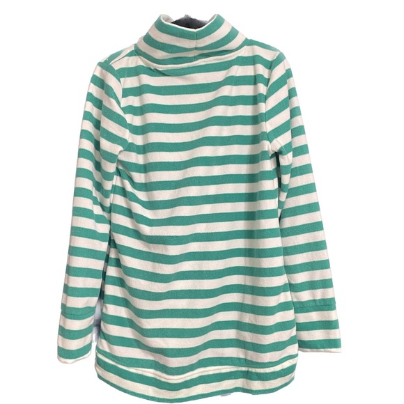 Telluride Clothing Co Tops - Telluride and Company, Green and White Striped Shirt